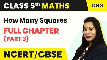 How Many Squares Full Chapter (Part 3) | Class 5 Maths Chapter 3 | CBSE 2024-25
