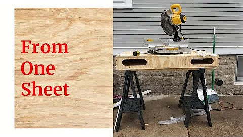 Portable Ron Paulk Style Workbench // Jobsite Torsion Box Workbench Top (2021)
