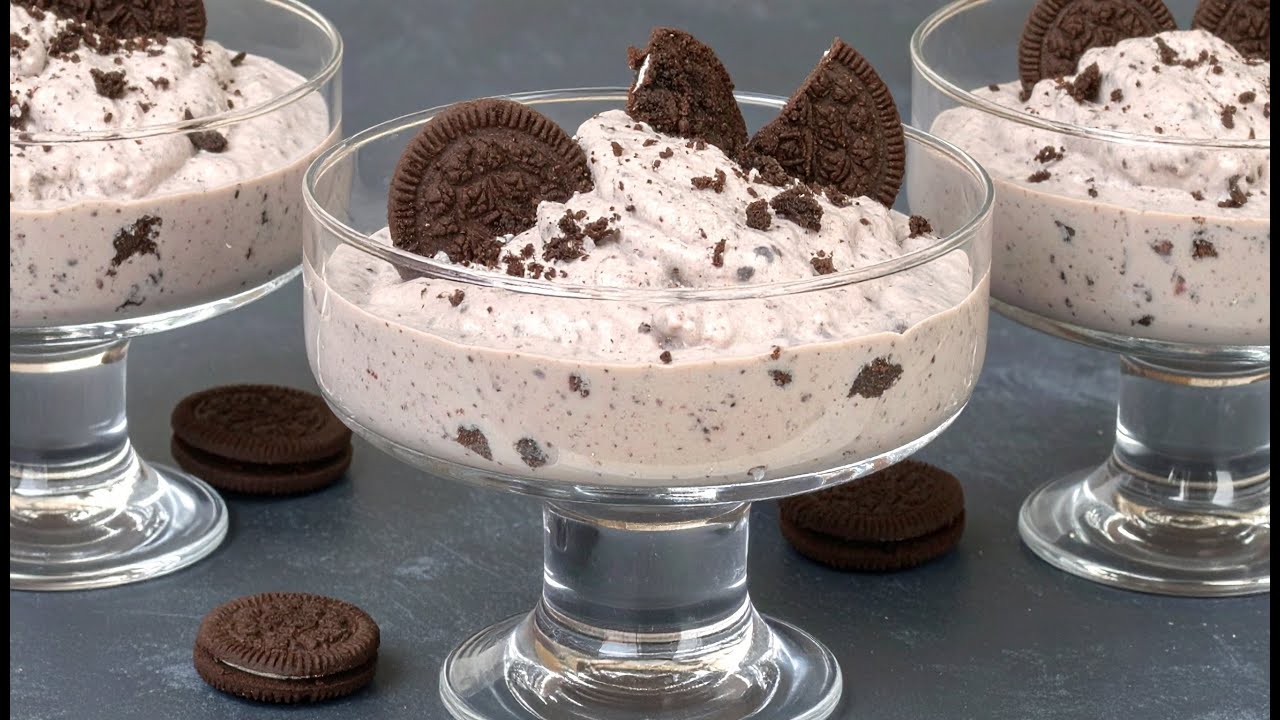 5-Minuten-Oreo-Dessert-Magie! Keine Gelatine! Kein Backen!