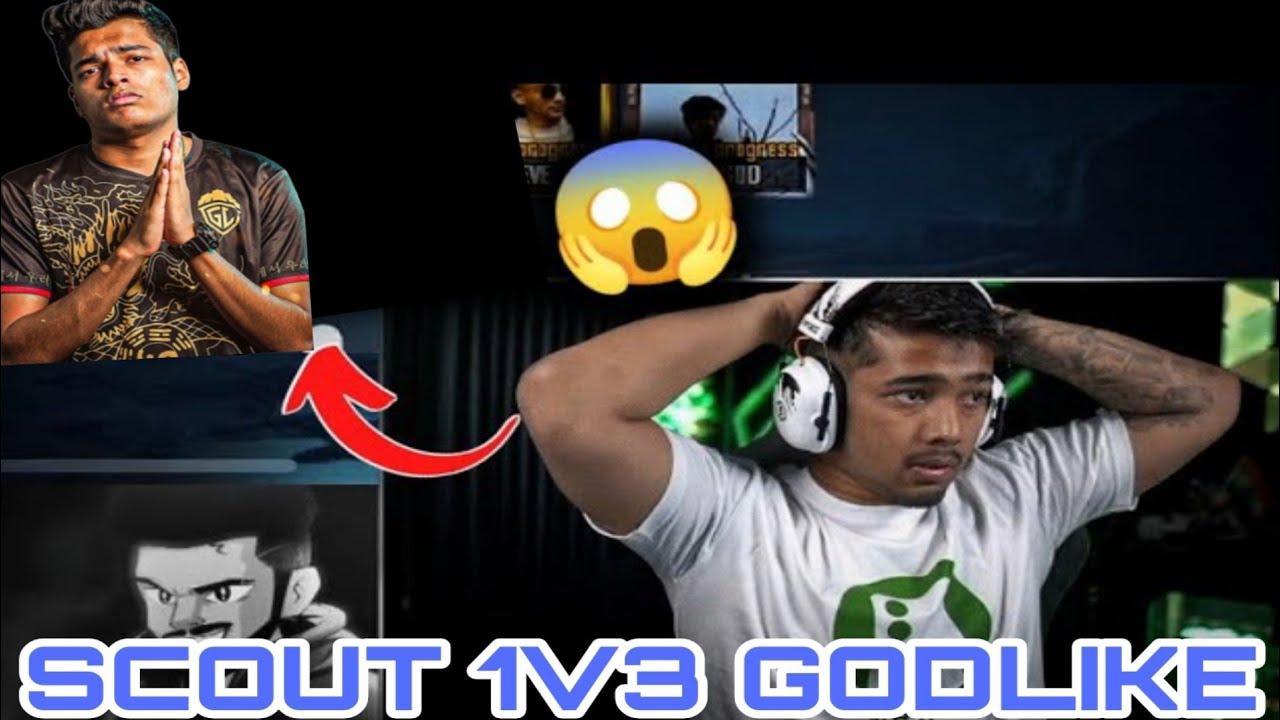 SCOUT Shocking 1v3 GodLike 😱