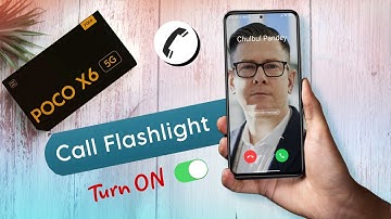 How to Enable Call Flash Light in Poco X6 5g | Poco X6 Call Aane Par Flashlight Kaise Jalaye