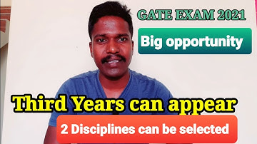 GATE 2021 Exam Dates announced | Changes in GATE | New Disciplines added | 3rd Year can appear |