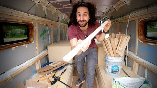 Turning Free Wood into our Dream (tiny house) Kitchen