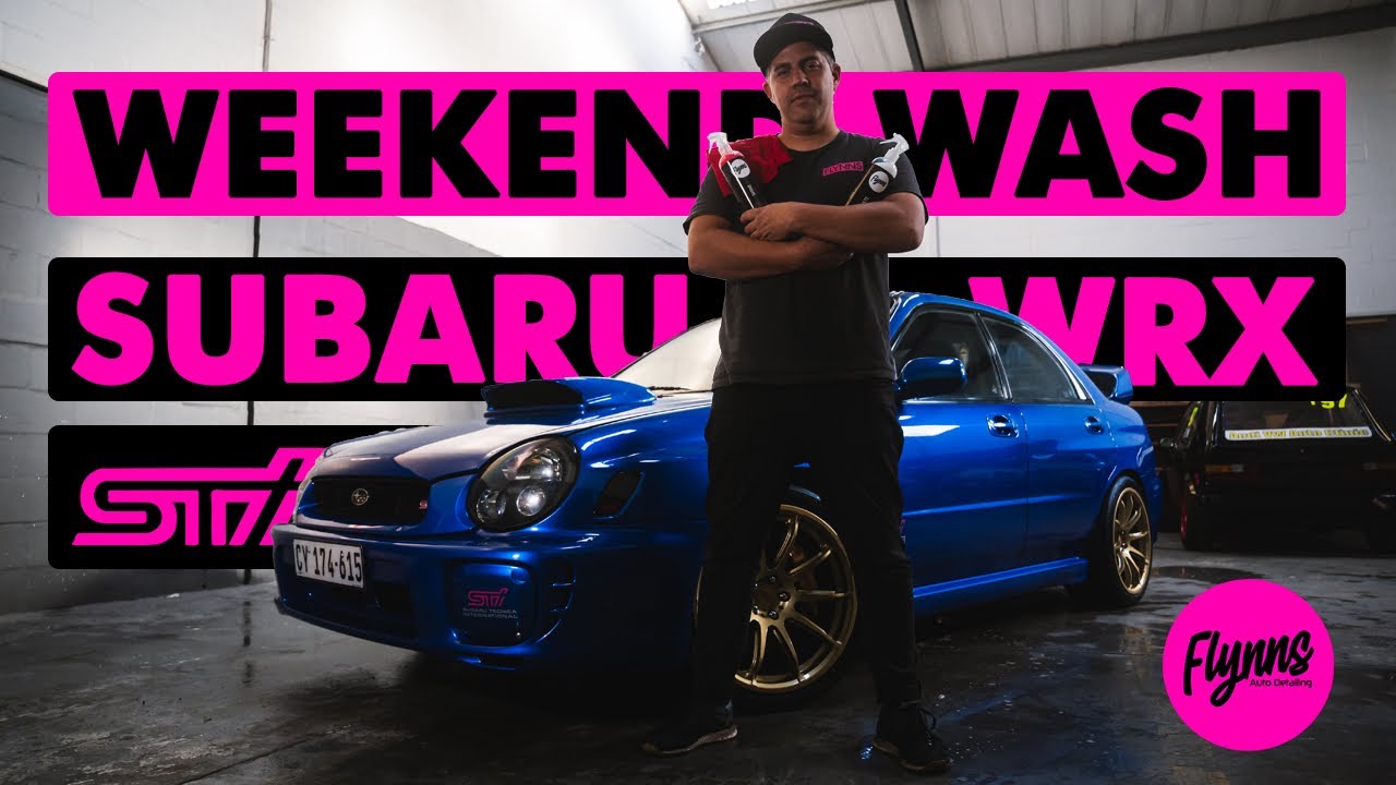 FLYNNS Detailing - Bug eye clean up. Subaru WRX STi weekend wash.
