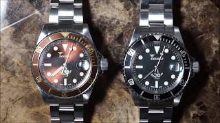 Squale 1545 Version 1 (mk1) vs. New Reissue (mk2) Comparison Review -  YouTube