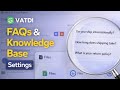 VATDI AI Chat Support for WordPress | Complete Website Setup, Widget Language &amp; Knowledge Base