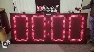 Loading Dock, IP-66 Waterproof Aluminum, Digital Countdown Timer w/Wireless Remote - DC-300T-DN-W