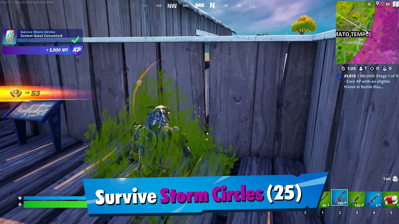 How to Survive Storm Circles Fortnite Quest YouTube