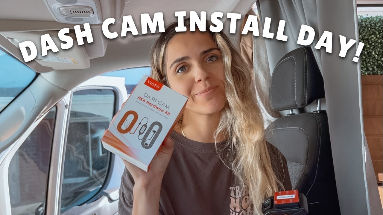 How to Install  Hardwire a Dash Camera in a Campervan VIOFO A119 MINI