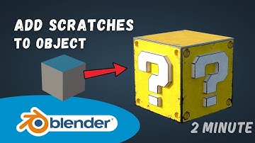 Hoe je krassen aan een object toevoegt in Blender | Edge Wear Tutorial | Snelle handleiding van 2...