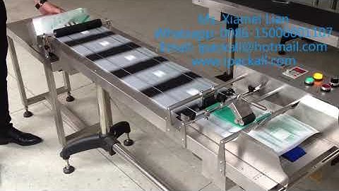 NY-826 Paging machine for separating stacks feeding bunches of cards/bags/boxes/paper/pouch/label