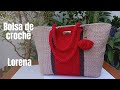 Bolsa de croche lorena em barbante passo a passo muito simples de fazer