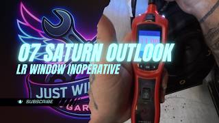 Saturn Outlook Power Window Not Working - Door Harness Broken Wire Repair