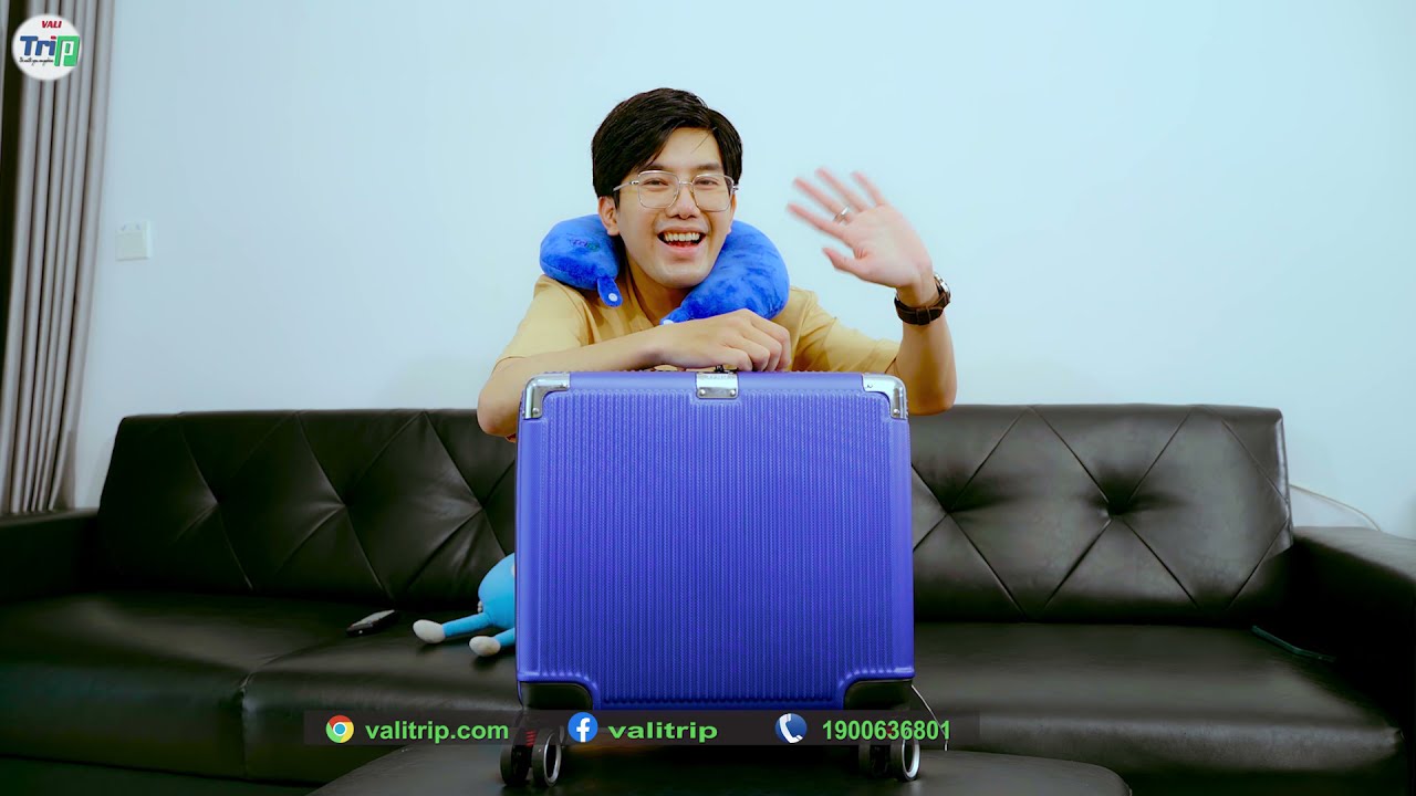 Vali TRIP LUX88 16inch - Vali kéo xách tay được lên... - youtube
