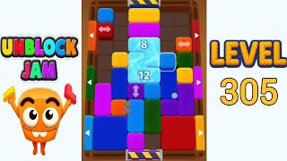 Unblock Jam Level 305 Walkthrough Solution