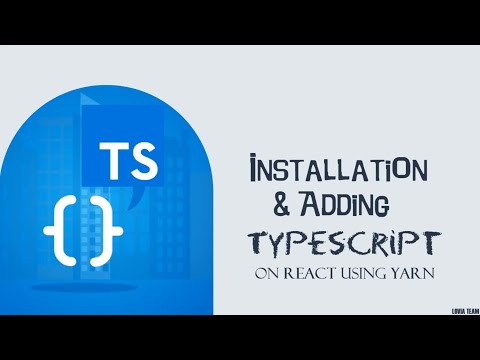 Installing and Adding Typescript on React Project