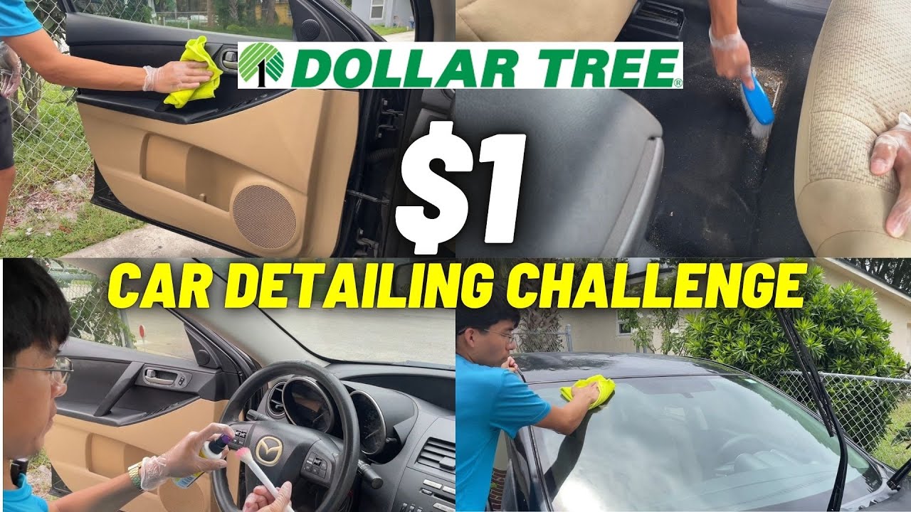 Полная внутренняя и внешняя отделка с использованием только продукции Dollar Tree