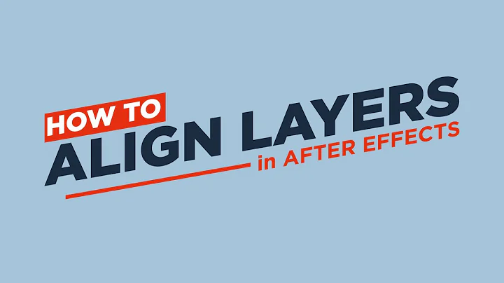 How to align layers in After Effects | Align Tool in After Effects | Adobe Tutorials