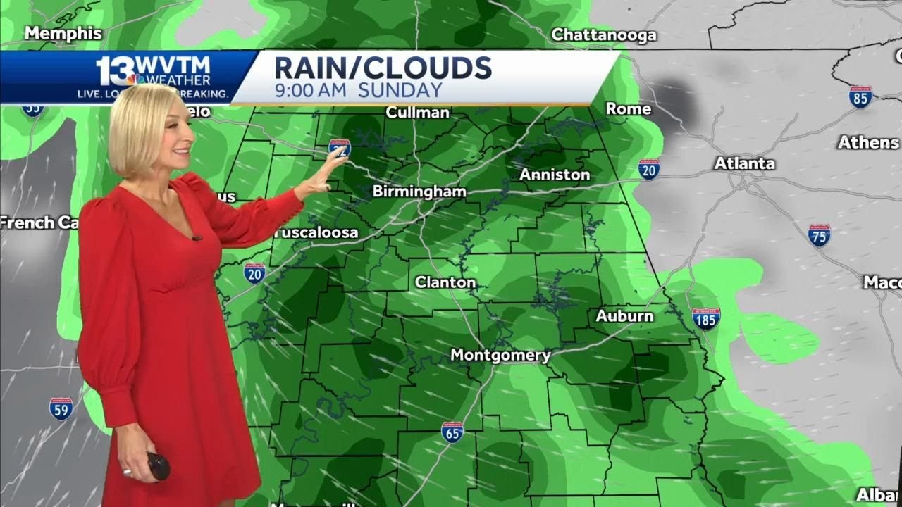 Drier and cooler weather moves in for today - YouTube