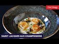 Noix de saintjacques sautes aux champignons