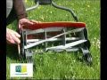 Vidéo tondeuse écolo  Fiskars, green lawnmower video