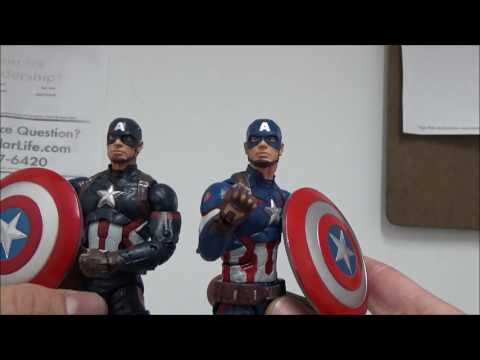 Review Action Figure Asongan : 7 Captain America's (my collection). 