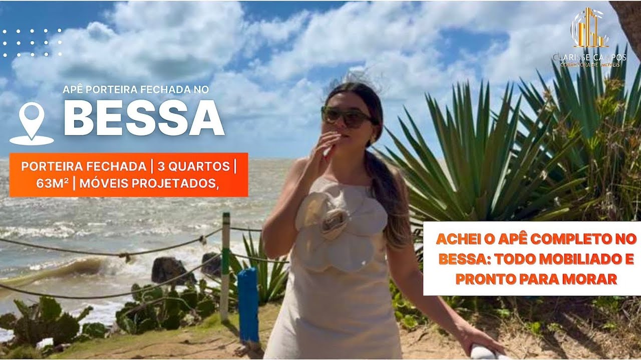 Vendido !com 3 quartos no Bessa TODO MOBILIADO! 