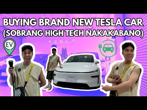 BUYING BRAND NEW TESLA CAR (SOBRANG HIGH TECH NAKAKABANO)