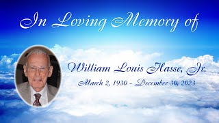 Funeral Service - Bill Hasse - Friday, January 5, 2024