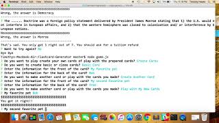 Flashcard Generator Demo