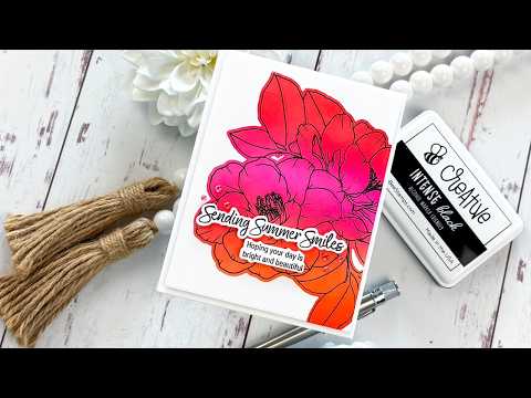 One Die Cut Mask, Big Floral Color!