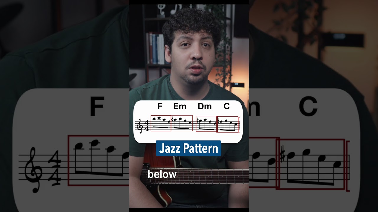 🎸 Jazz Pattern: Chromatics + Triads 🎶