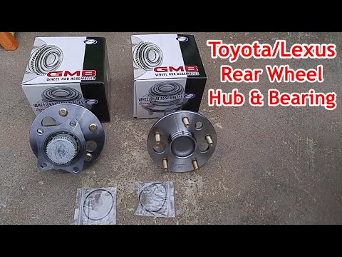 Toyota / Lexus Rear Wheel Hub & Bearing Replacement - 97&rsquo; - 01&rsquo; Camry, Celica, Solara, ES300