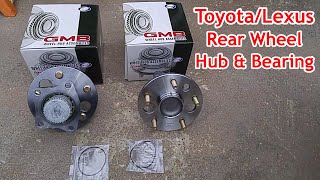 Career Overview Toyota / Lexus Rear Wheel Hub & Bearing Replacement - 1997 - 2001 Camry, Celica, Solara, ES300