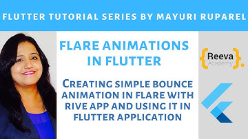 How to Create a Flare Bounce Animation with Rive App & use in Flutter Application