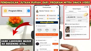 buruan daftar sekarang ‼️cara bergabung di program mitra snack video screenshot 5