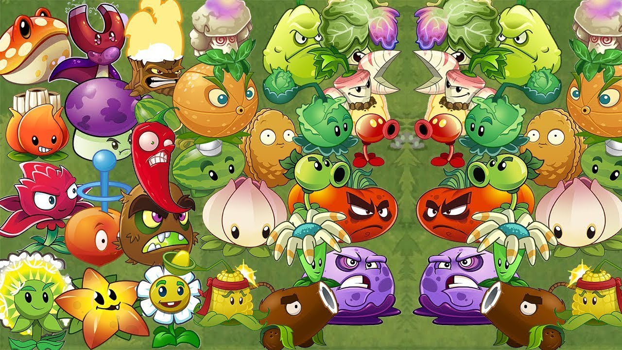 Can You Beat PvZ 2 Challenge - Mega Gatling Pea & Other Plants vs All ...