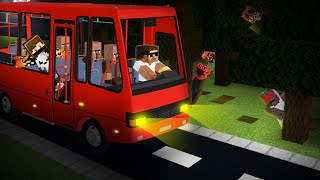 Going On a Haunted Road Trip with Villagers in Minecraft.. screenshot 4