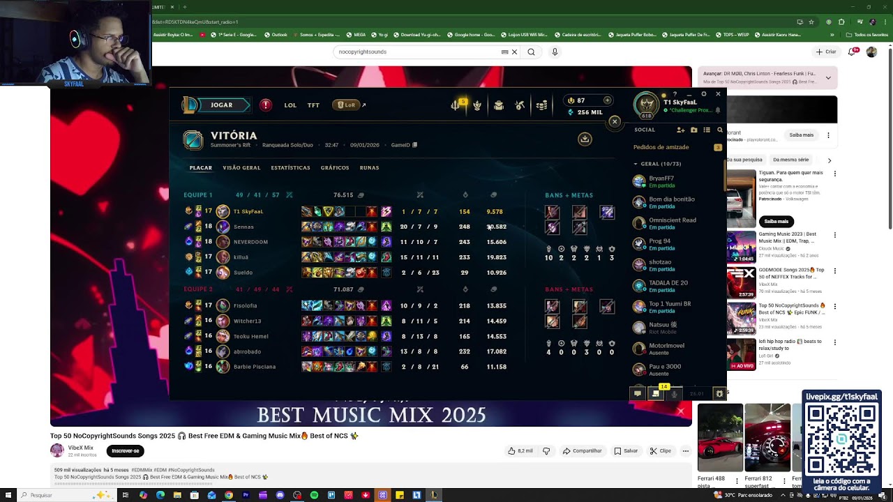 🔥 NOVA SEASON 2026 NO LOL | PRIMEIRAS RANKEDS AO VIVO