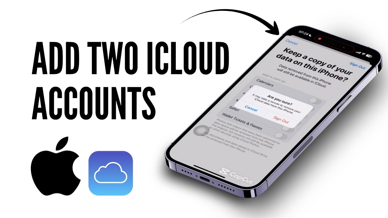 How to Add Two iCloud Account on iPhone - YouTube