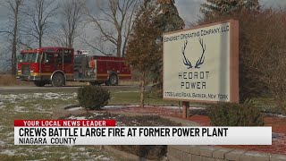 Large fire at former power plant in Niagara County brought under control