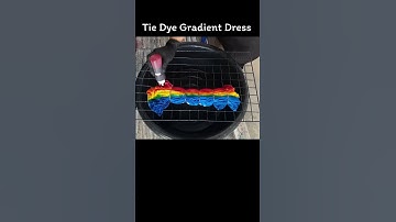 How To Tie Dye Dress | Gradient Color