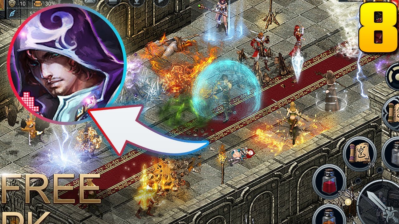 Jogo de Mmorpg Para Celular Teon: Sword & Magic Android ios Gameplay Parte 8