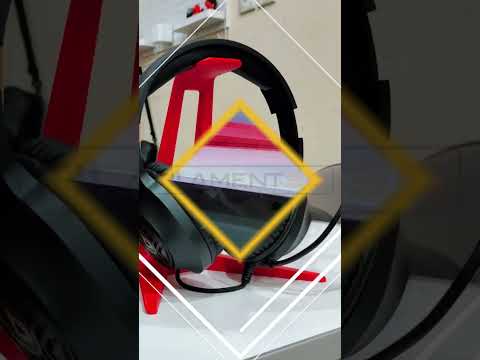 Headphone stand with polymaker polylite ABS red
