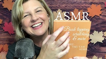 ASMR Book Tapping Scratching & More 💗📕📘📒🍁