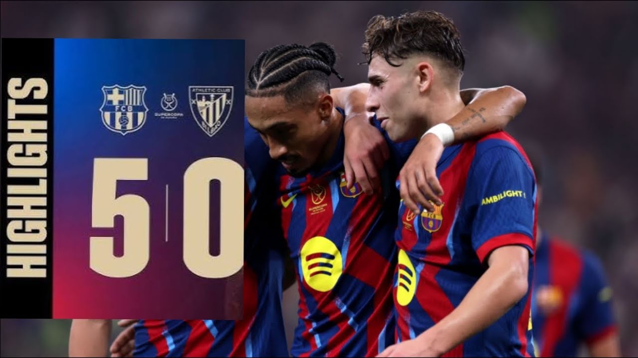 5-0! Barcelona March Into SUPERCOPA Final