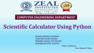 Scientific Calculator Using Python
