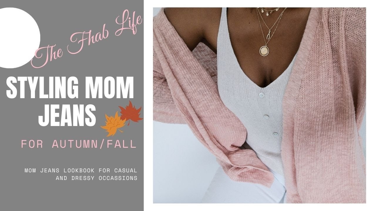 HOW TO STYLE MOM JEANS  Mid Size
