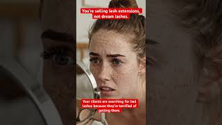 They're searching for 'bad lashes' because they're terrified of getting them.