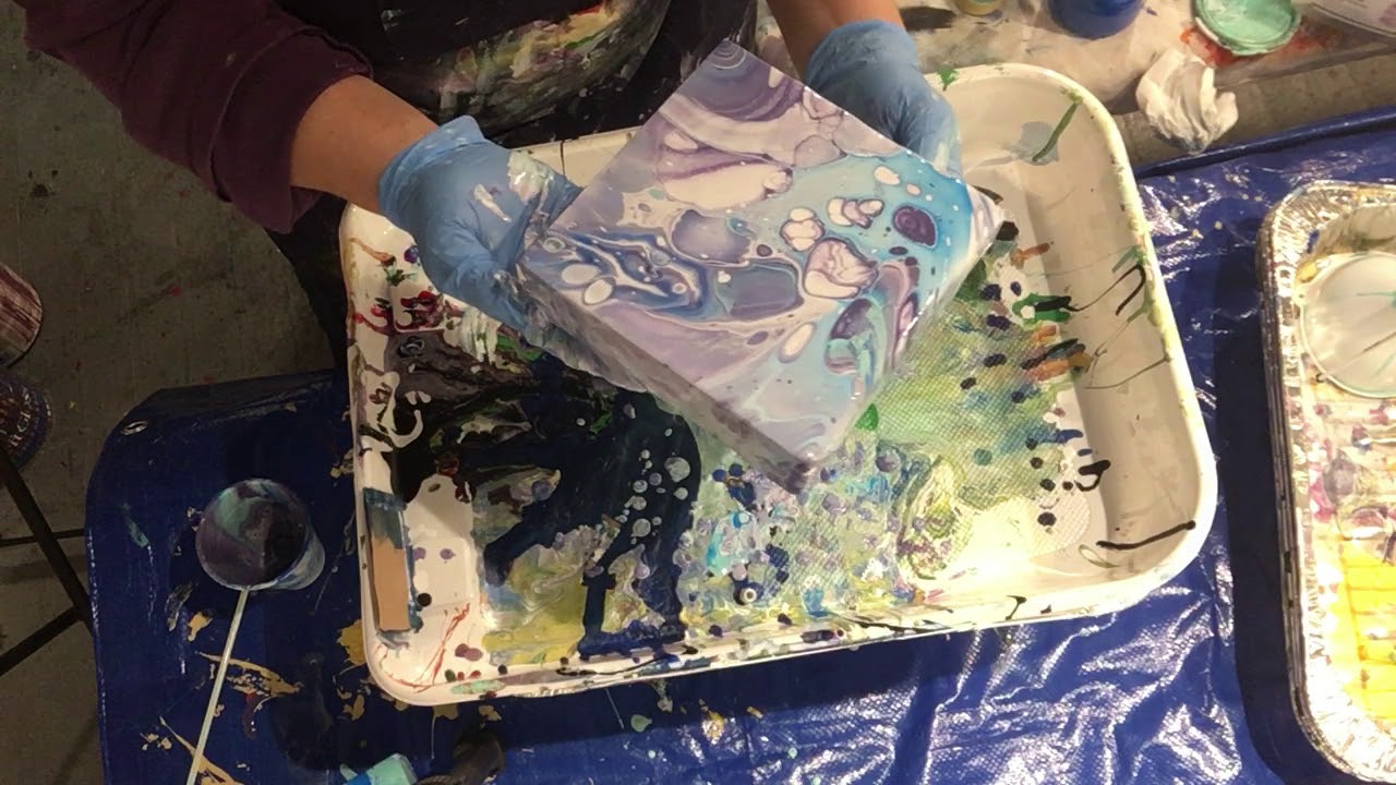 Fluid Acrylic Paint Pouring at Landt Creative Space